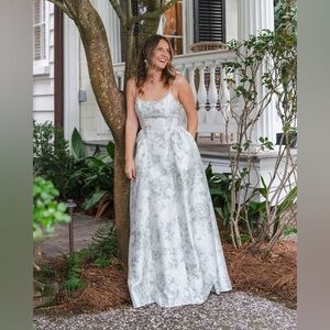 Dessy Collection Sleeveless Satin Gown